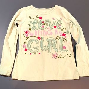 OshKosh Girl mint green long shirt